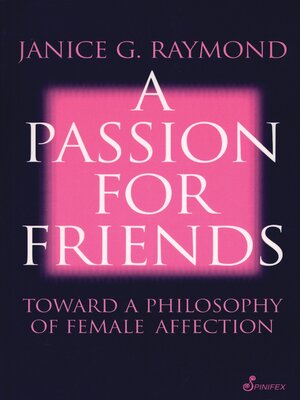 cover image of A Passion for Friends